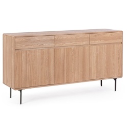 Credenza 3 ante 3 cassetti in legno Widald Bizzotto